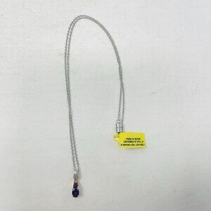 Orissa Rhodolite Garnet/Mozambique Garnet Sterling Silver Pendant & Chain 5152